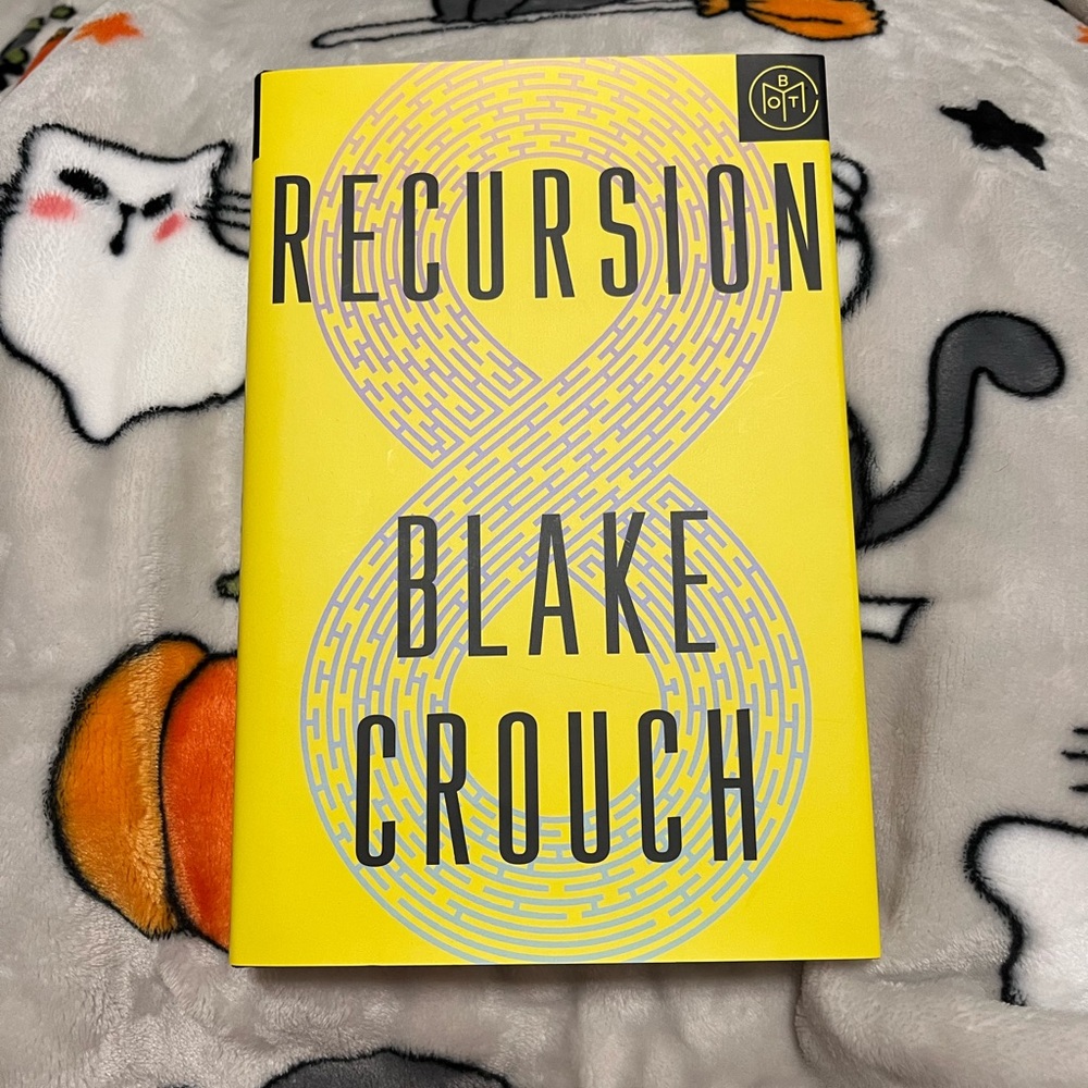 👻3/$25 Recursion by Blake Crouch book